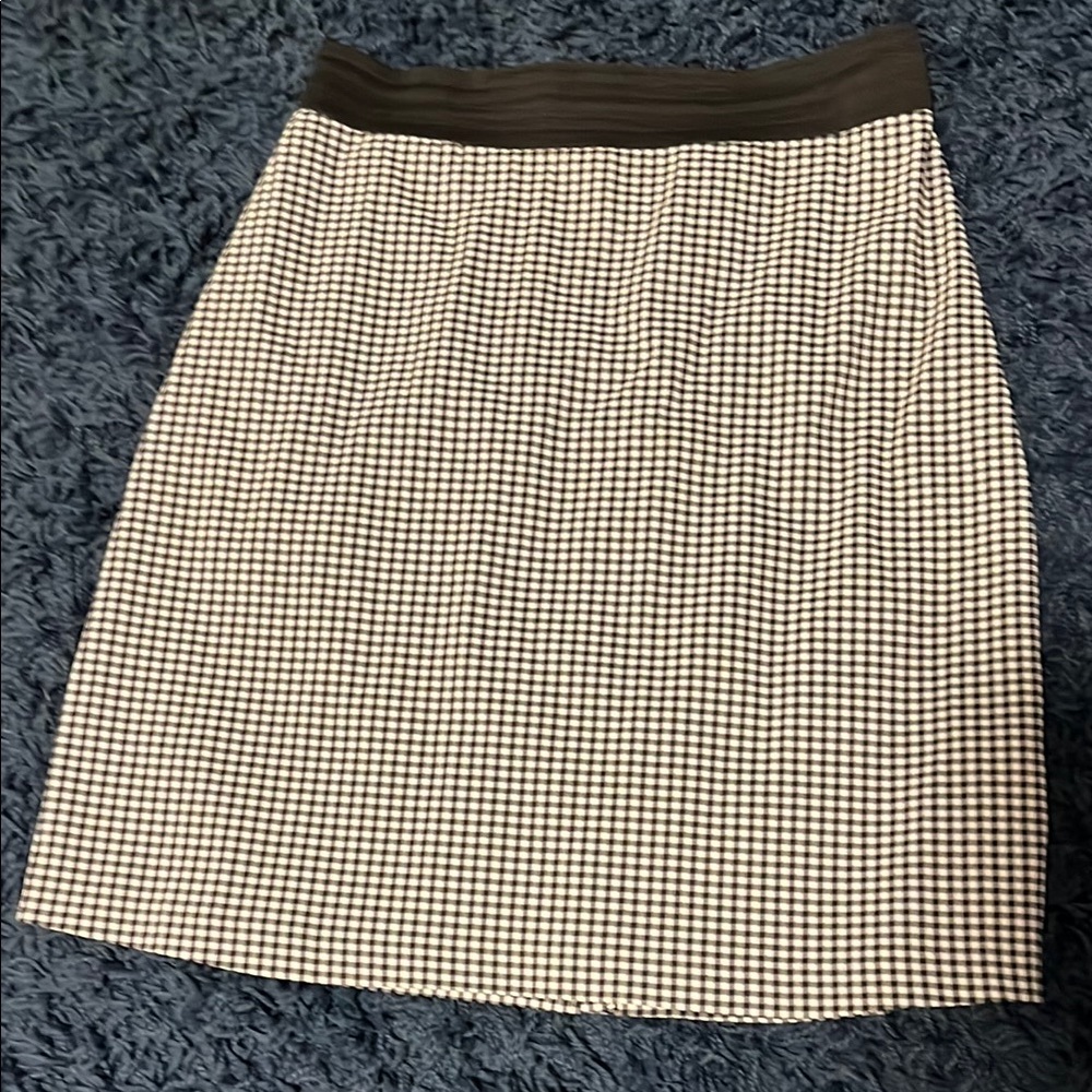 Chapter one Checkered Black and White Women's strength Skirt size 6